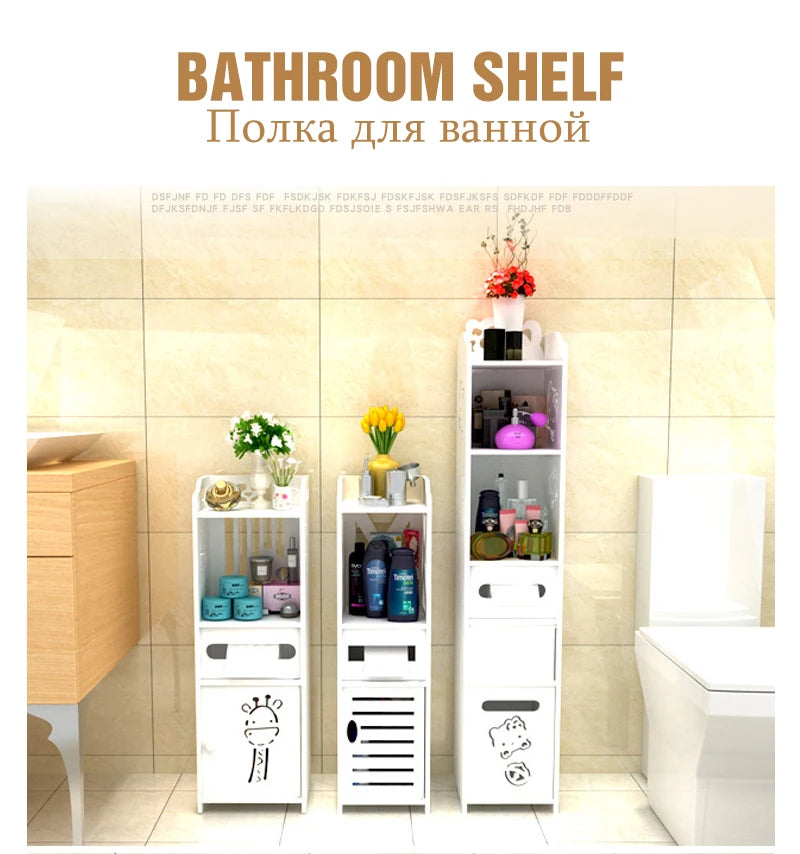 MarbleNest Slim Bathroom Storage Cabinet