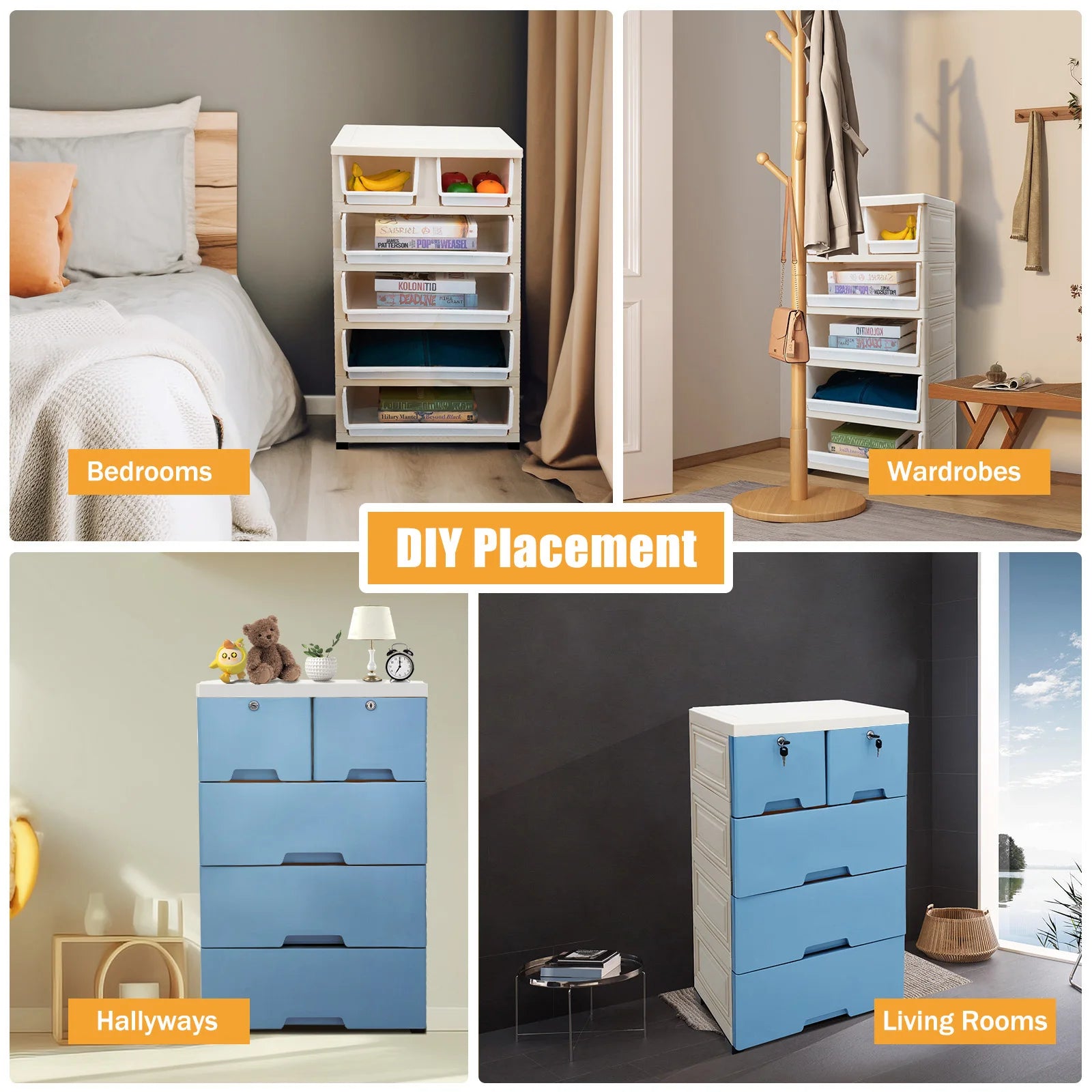 MarbleNest Drawer Storage Tower